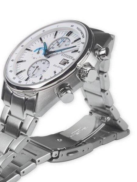 Citizen Eco-drive Chronograph Watch with Stainless Steel Bracelet # CA0590-58A