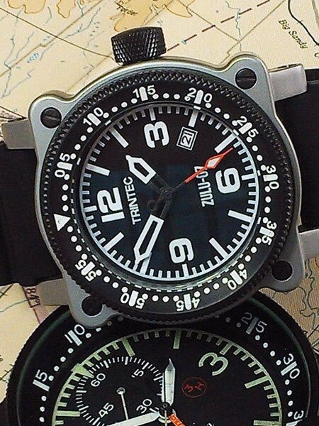 Trintec Zulu-07-Pro Automatic Aviator Styled Dive Watch with Stainless Steel Case #Zulu-07-Pro-SS