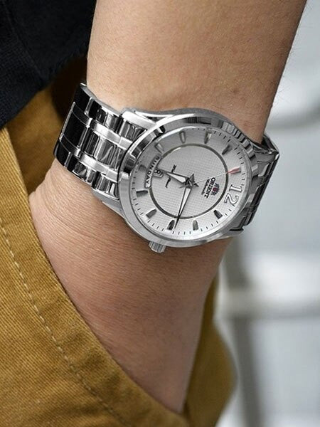 Orient Lexington Day and Date 21-Jewel Automatic Watch on a Bracelet #CEV0M001W