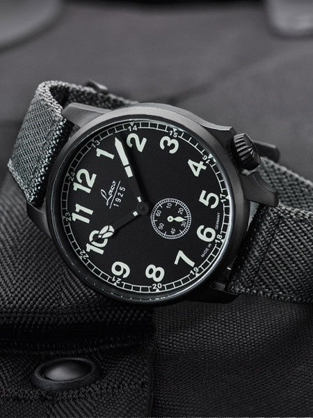 Laco JU-52 Type C Dial Automatic Pilot Watch with PVD Case and Sapphire Crystal #861908