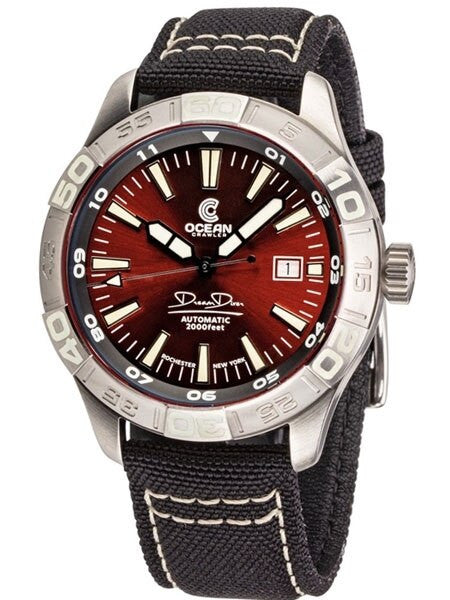 Ocean Crawler Dream Diver Swiss Automatic Watch with Domed AR Sapphire Crystal #CD-720