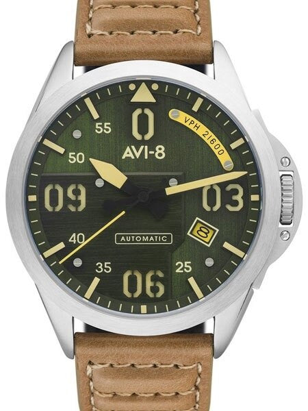 AVI-8 24-Jewel Automatic Bottisham Limited Edition P-51 Mustang #AV-4069-02