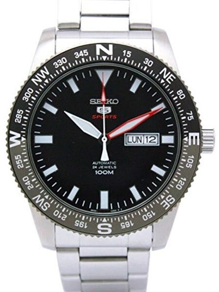 Seiko 5 Sports 24-Jewel, Automatic with Rotating Compass Bezel #SRP669K1