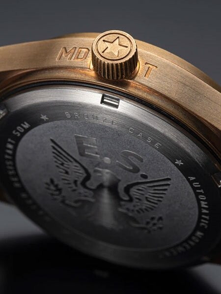 AVI-8 Flyboy Eagle Squadron Bronze Pilot Watch with an Automatic Movement, AR Sapphire Crystal  #AV-4071-01