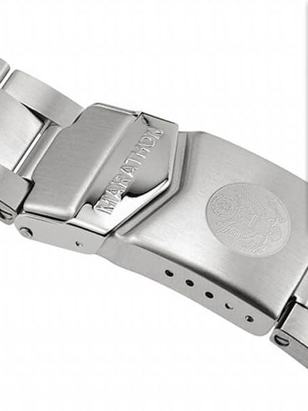 Marathon Brushed Finish Solid Link Bracelet #WW005005US (20mm)