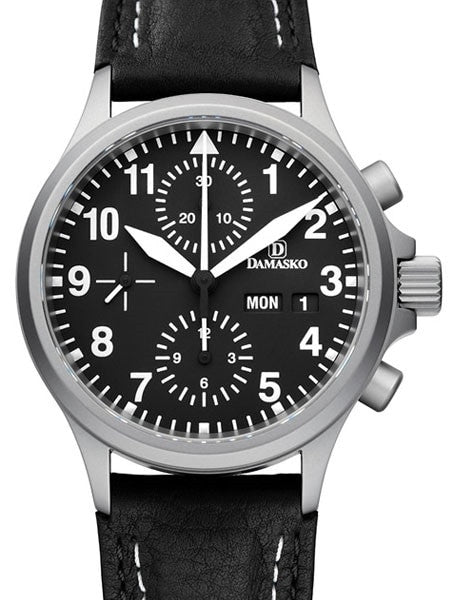 Damasko Swiss Valjoux 7750 Chronograph with a 60-Minute Stopwatch and 12-Hour Totalizer #DC56