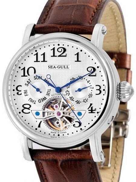 Sea-Gull 40mm Automatic Day-Date Watch with Sapphire Crystal #M170S