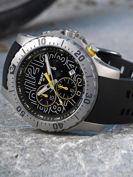 Traser Elite Chronograph with Tritium Illumination and 12-Hour Totalizer #105858