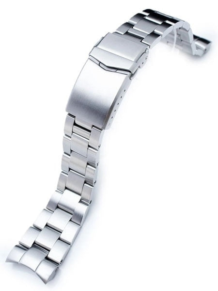 Strapcode 22mm Super-O "Boyer" watch band for Orient Mako II and Ray II #SS221803B061