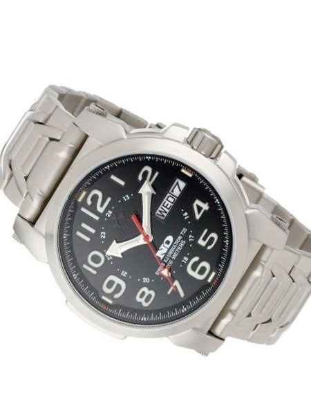 Reactor Atom Watch with Never Dark Illumination, Stainless Steel Case and Bracelet #68091