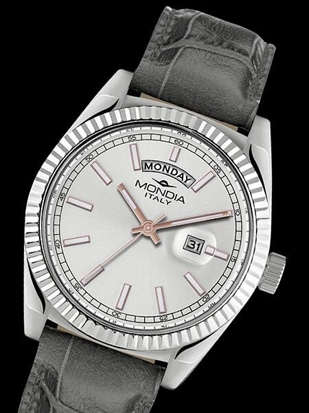 Mondia Madison Quartz Dress Watch with Silver Dial #MI756SS-07SL-CP