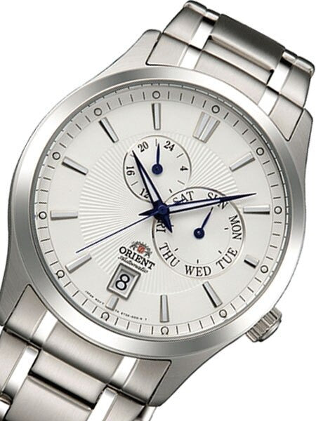 Orient Cosmos Automatic Watch with 24-hr Sub-dial and Day-Date #ET0K002W