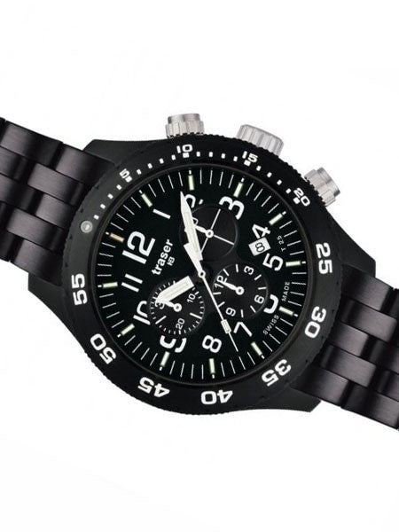 Traser Officer Pro Chronograph with Tritium Illumination and 12-Hour Totalizer #103349