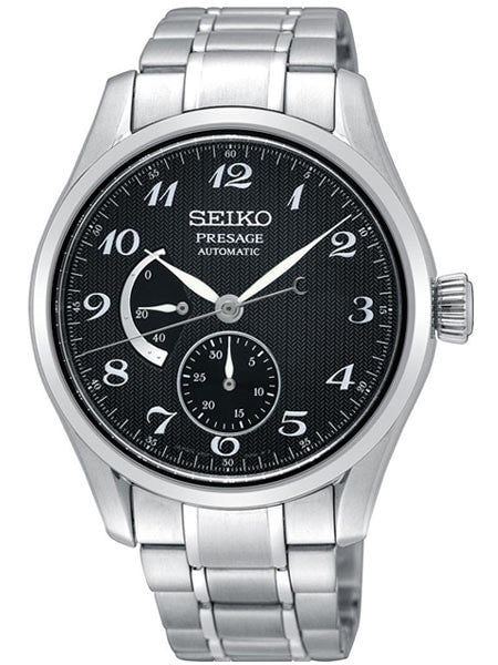 Seiko Presage 29-Jewel Automatic Dress Watch with Power Reserve, and Sapphire Crystal #SPB061J1