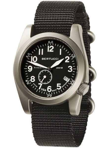 Bertucci  A-11T Americana Titanium Watch with Black Nylon Strap #13333