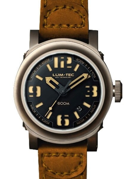 Lum-Tec 48mm High-Beat Automatic Watch with AR Sapphire Crystal #600M-3