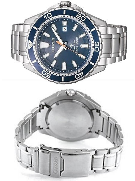 Citizen Eco-Drive Promaster Blue Dial Dive Watch #BN0191-80L