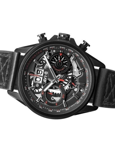 AVI-8 Hawker Harrier II Big Date Aviator Chronograph Watch #AV-4065-05