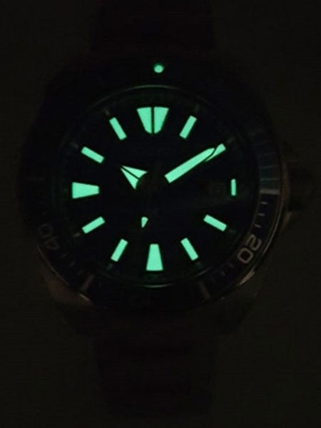 Seiko Save the Ocean Prospex Samurai Automatic Dive Watch with Stainless Steel Bracelet #SRPC93