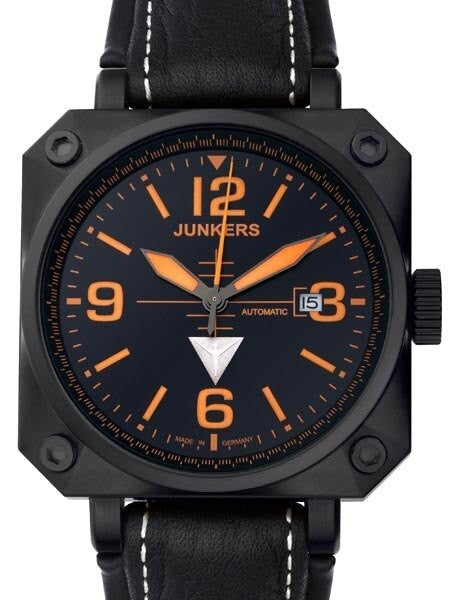 Junkers Horizon Miyota Automatic Airplane Cockpit-Style Watch #6752-5