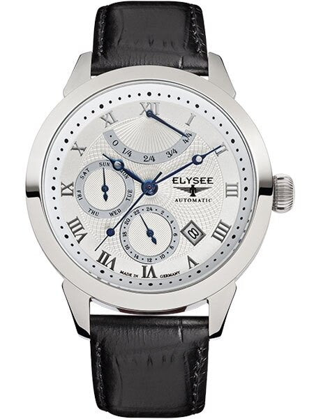 Elysee Talos Miyota 9100 Automatic with Power Reserve Indicator and 24-Hr Sub-Dial #17008