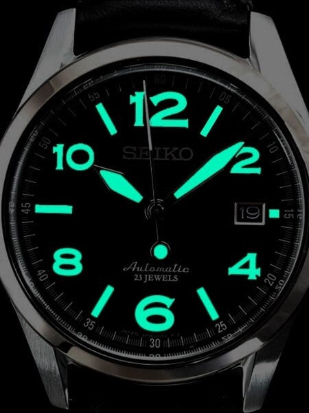 Seiko Black Dial Automatic Dress Watch with 40.3mm Case, and