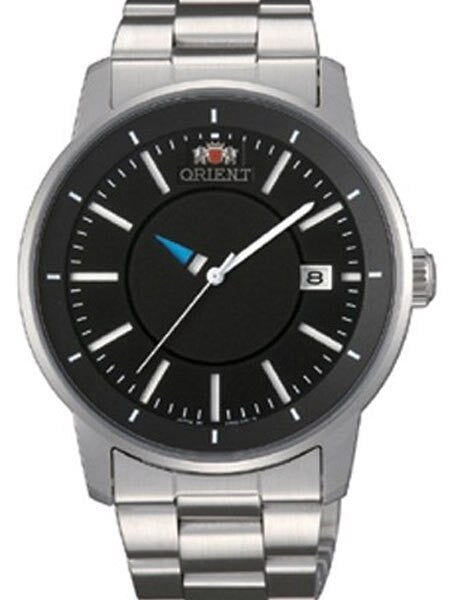 Orient 21-Jewel Automatic Disk Watch with Unique Rotating Hour Hand #ER0200BB