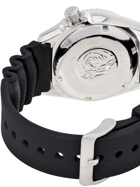 Seiko Black 21-Jewel Automatic Dive Watch with Rubber Strap #SKX013K1