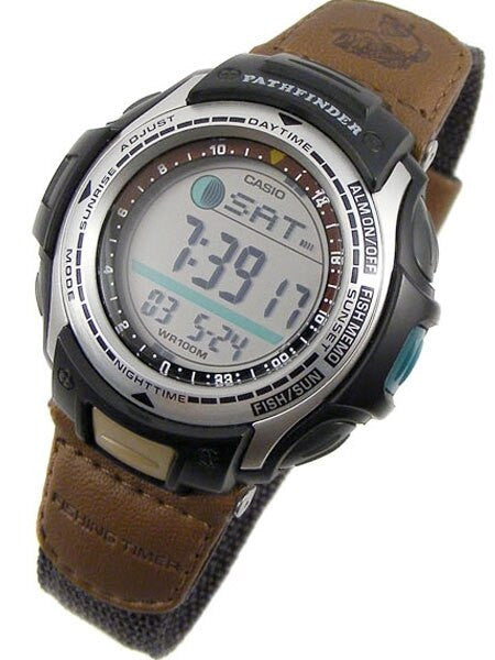 Casio Sports-Style Pathfinder Forester Fishing Moon Phase, Alarm Watch #PAS-400B-5V