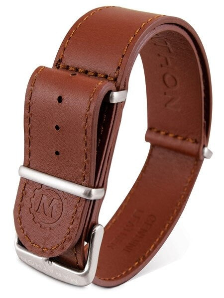Marathon 20mm Leather One-Piece Strap #WW005009