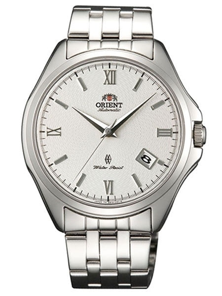 Orient Analyst Automatic Dress Watch with Patterned White Dial and Sapphire Crystal #ER1U002W