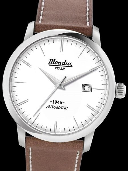 Mondia 1946 Heritage Automatic Watch with White Dial #MI773SS-01SL-CP