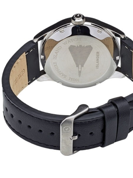 Islander Aviator Automatic Watch with Leather Strap and an Anti-Reflective Sapphire Crystal #ISL-15