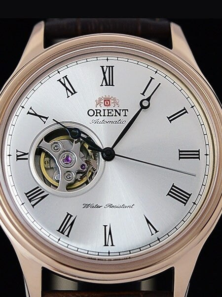 Orient Envoy Open-Heart Automatic Watch with Leather Strap #AG00001S