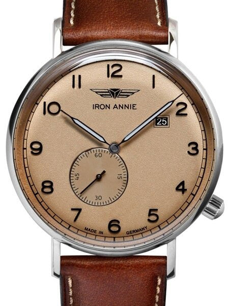 Iron Annie Amazonas Impression Swiss Quartz Dress Watch with Small Seconds, Date #5934-3