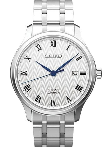 Seiko Presage Automatic Dress Watch with 41.7mm Case, and Curved Sapphire Crystal  #SRPC79