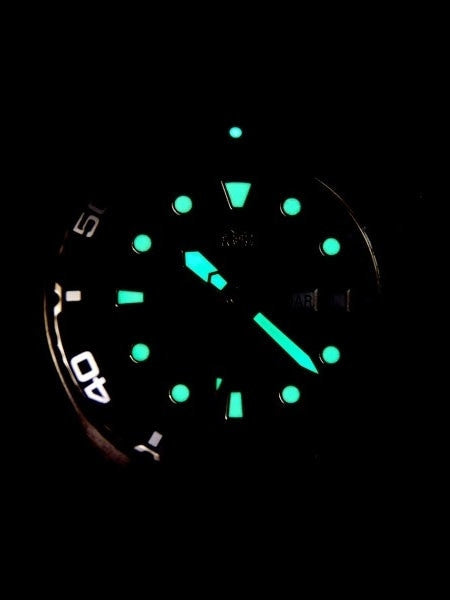 Orient Ray Blue Dial 21-Jewel Automatic Dive Watch on Rubber Strap #EM6500CD