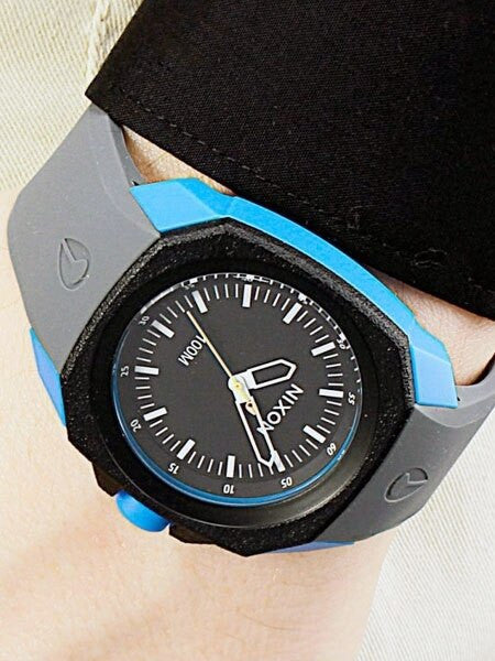 Nixon Ruckus Watch with 41mm Polycarbonate Case, White Hands and Markers #A349-1537