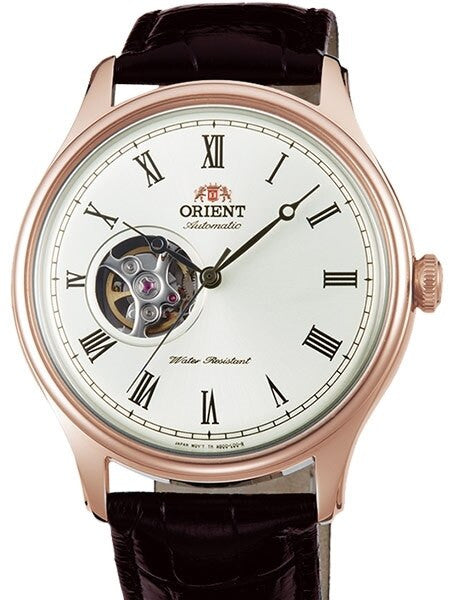 Orient Envoy Open-Heart Automatic Watch with Leather Strap #AG00001S