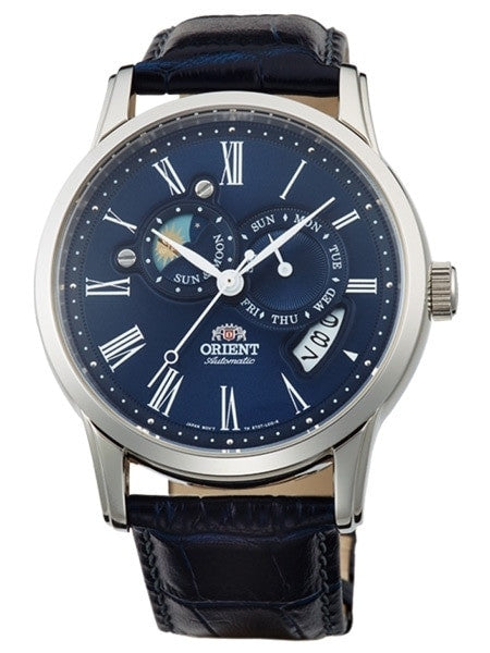 Orient Automatic Watch with Blue Dial, Sapphire Crystal #ET0T004D