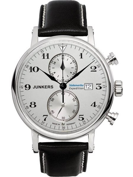 Junkers Expedition South America Quartz Chronograph with 12-Hour Totalizer #6586-1