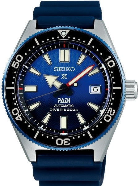 Scratch and Dent - Seiko Prospex Automatic PADI Dive Watch with Blue Dial and Strap #SBDC055 1