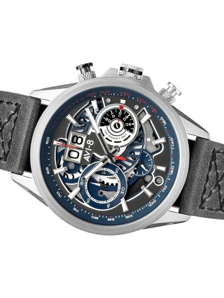 AVI-8 Hawker Harrier II Big Date Aviator Chronograph Watch #AV-4065-04