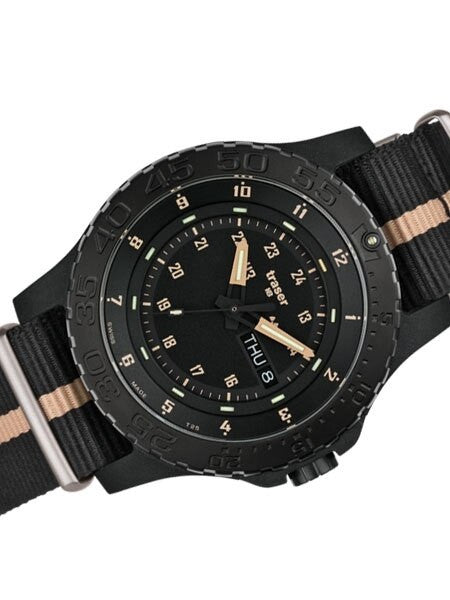 Traser Sand Military Watch with 45mm Case and Sapphire Crystal #100232