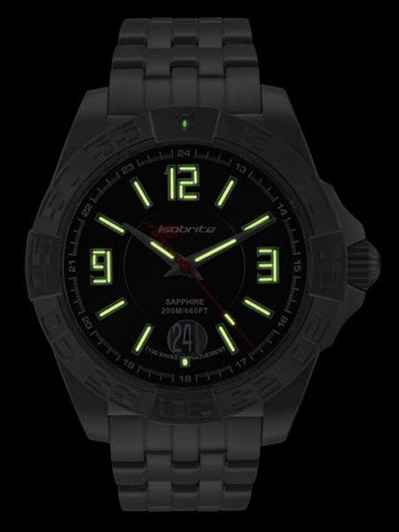 Armourlite Isobrite Executive Series Swiss Automatic Watch with T-100 Tritium Illumination #ISO711