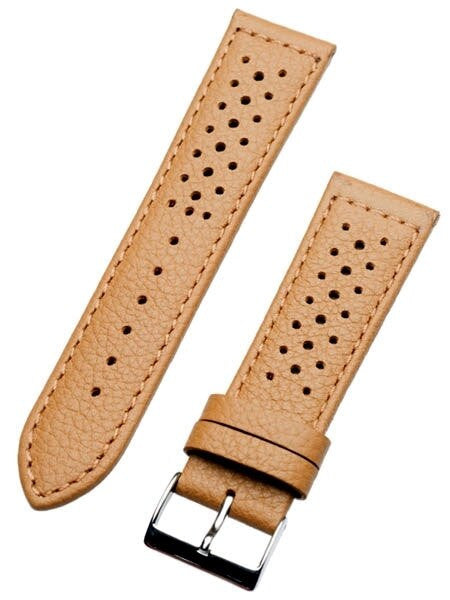 Toscana Racing-Style Tan Calf Leather Watch Strap SURB-H-78013