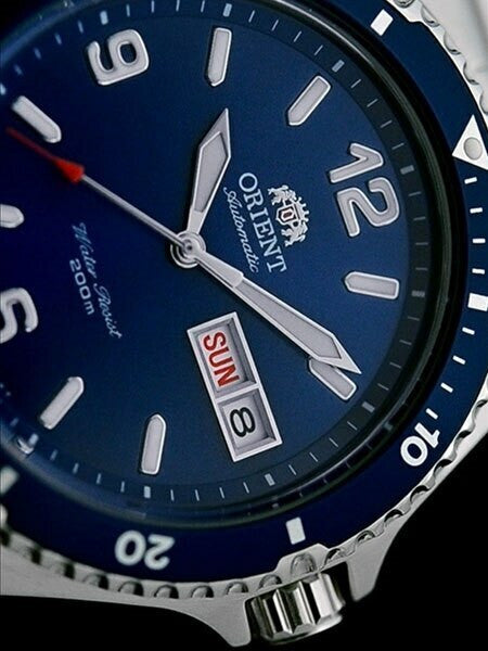 Scratch and Dent - Orient Blue Automatic Dive Watch with Bracelet #AA02002D