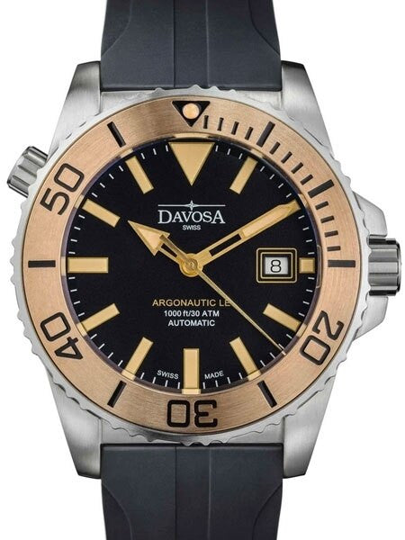 Davosa Argonautic Limited Edition Swiss Automatic 300 Meter Dive Watch with Bronze Bezel Insert #16152655