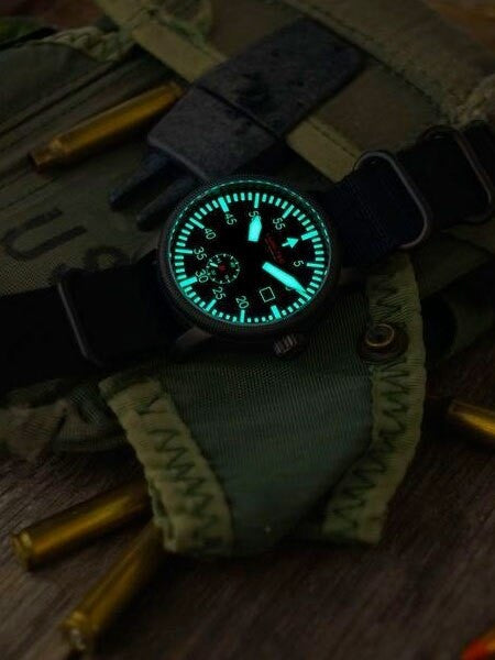 Lum-Tec Combat 40 Watch with Double Curved Sapphire Crystal #Combat B40