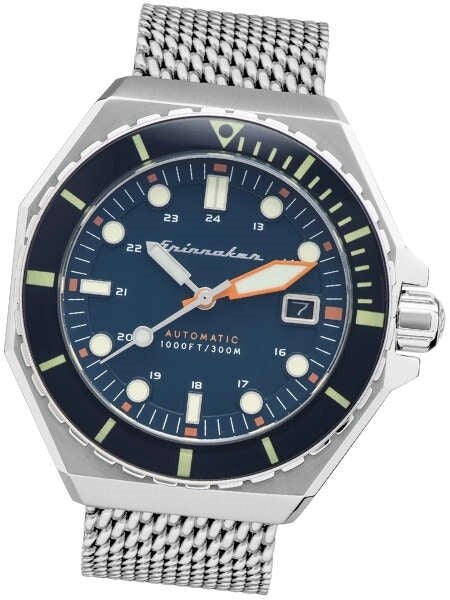 Spinnaker Dumas Automatic 300 Meter Dive Watch with Stainless Steel Mesh Bracelet #SP-5081-22